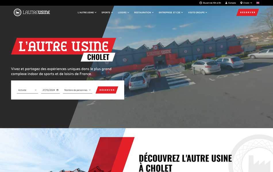 Site web L'Autre Usine
