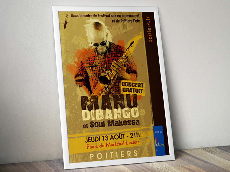 Affiche Manu Dibango